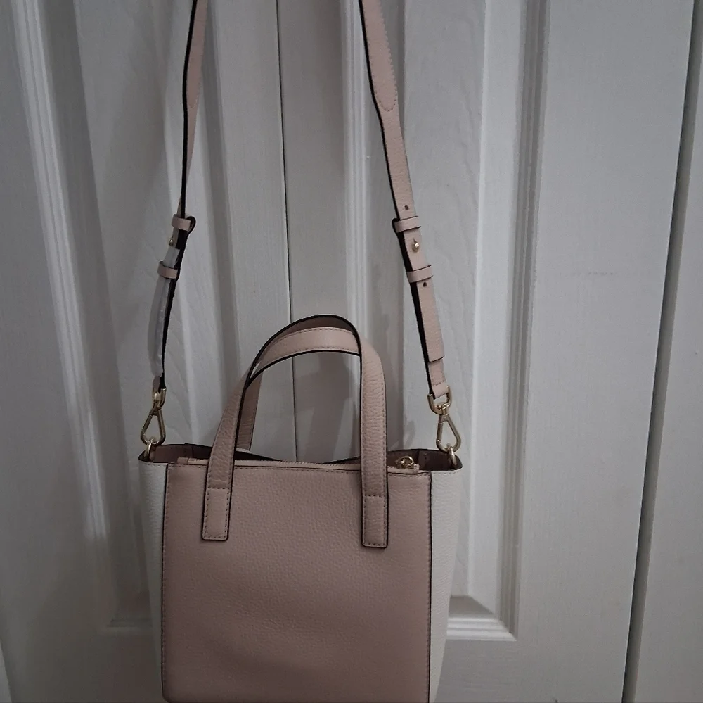NEW Michael Kors Gemma Tri-color Leather Handbag